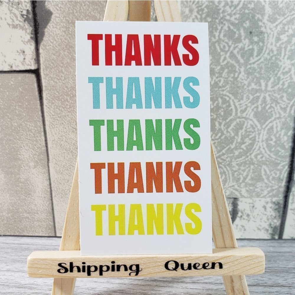 8/$20 Poshmark Thank You Cards Shipping Feedback